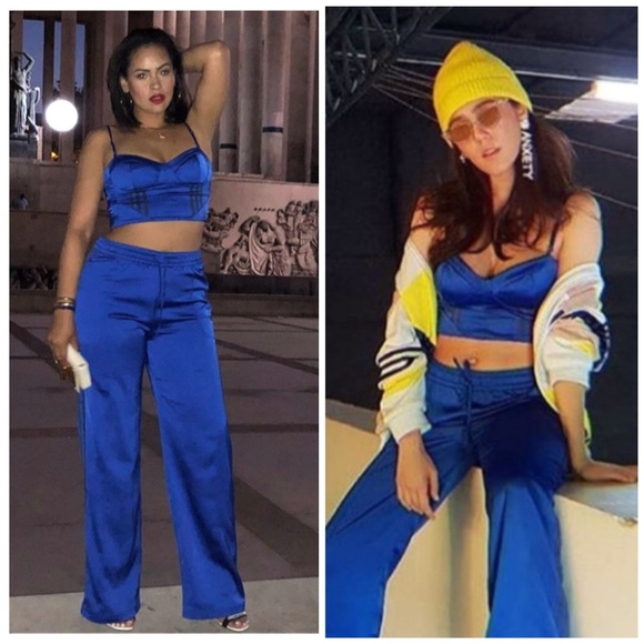 adidas Tops - Rare💖Danielle Cathari Adidas Blue Crop Top S